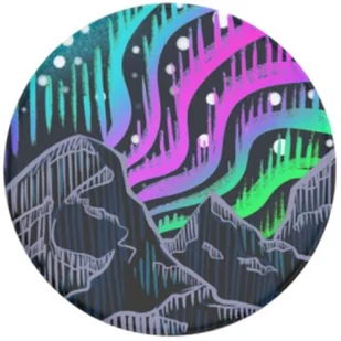 POPSOCKETS Uchwyt i podstawka POPSOCKETS do telefonu Borealis Woodcut) - Uchwyty samochodowe do telefonów - miniaturka - grafika 1