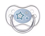Smoczki uspokajające - Canpol babies Canpol Smoczek silikonowy anatomiczny 18m+ 22/567 Newborn baby NIEBIESKI 44896 - miniaturka - grafika 1