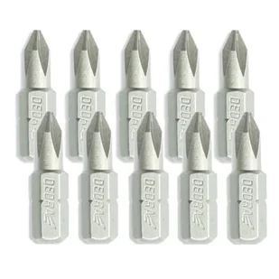 Dedra Końcówki wkrętakowe PH1x25mm 10szt pudełko plast 18A02PH10-10 18A02PH10-10 - Bity - miniaturka - grafika 1