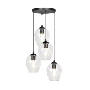 Emibig ISTAR 4 BL PREMIUM TRANSPARENT 679/4PREM lampa wisząca 4x40W/E27 IP20 679/4PREM - Lampy sufitowe - miniaturka - grafika 1