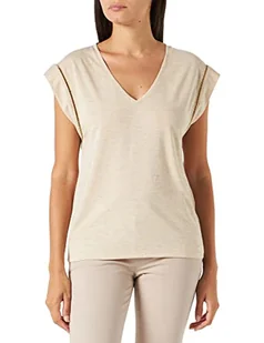 Morgan Koszulka damska 221-DAMAYA, beżowa, S - Koszulki i topy damskie - miniaturka - grafika 1