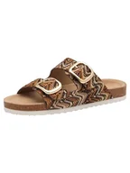 Klapki i japonki damskie - s.Oliver Klapki damskie 5-27107-44, brązowy, 40 EU - miniaturka - grafika 1