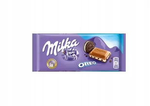 Czekolada mleczna Z KAWAŁKAMI CIASTECZEK Milka Oreo 100 g - Słodkie kremy i masła - miniaturka - grafika 1