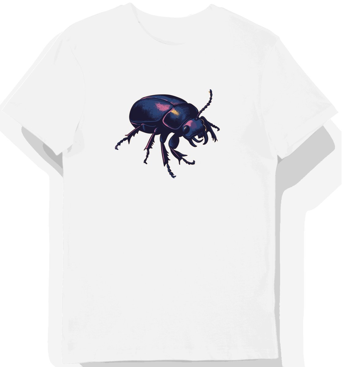 Koszulka męska biała z grafiką psa niemieckiego w stylu zwierzęcym XL