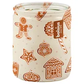 Świece - Świeca zapachowa w szkle świąteczna Cookie Fever Bolsius - miniaturka - grafika 1