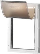 Pozostałe akcesoria dla kotów - Klapa drzwiczki dla psa XL na zamek magnesy rama aluminiowa do drzwi ścian - miniaturka - grafika 1