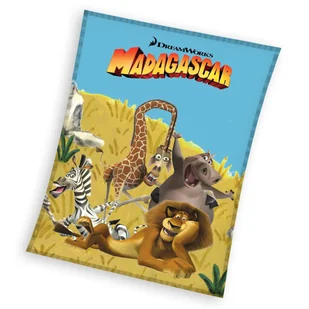 Koc Madagaskar MAD231051 150 x 200 cm - Koce i narzuty dla dzieci - miniaturka - grafika 1