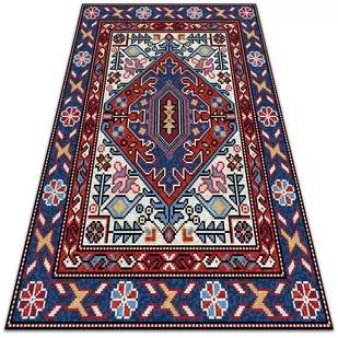 Modny uniwersalny dywan winylowy Ludowe ornamenty 80x120 cm - Dywany - miniaturka - grafika 1