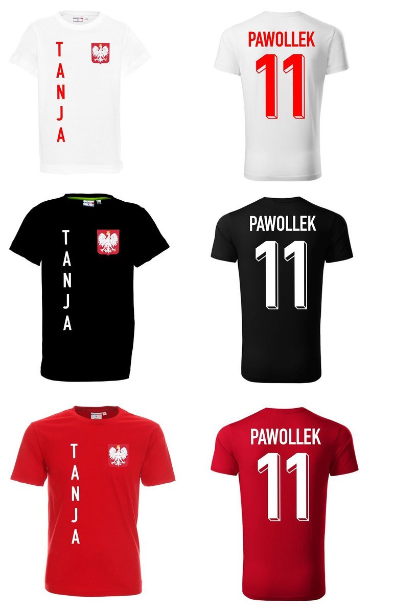 Koszulka POLSKA Tanja PAWOLLEK 11 jr