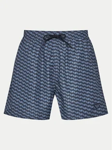 Emporio Armani Underwear Szorty kąpielowe EM000583 AF12342 F9035 Niebieski Regular Fit - Kąpielówki męskie - miniaturka - grafika 1