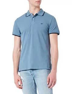 BLEND Męska koszulka polo, 184217/Bluestone, L - Koszulki męskie - miniaturka - grafika 1