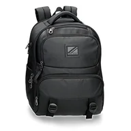 Torby na laptopy - Pepe Jeans Plecak na laptopa z możliwością dopasowania pasków, czarny/biały, Mochila para Portátil Doble Compart. con Carro, plecak pc - miniaturka - grafika 1