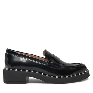 Lordsy Stuart Weitzman Reverie Loafer SK032 Czarny - Półbuty damskie - miniaturka - grafika 1