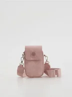 Moda i Uroda OUTLET - Reserved - Mała torebka z imitacji skóry - brudny róż - miniaturka - grafika 1