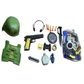 Zabawki militarne - Zestaw wojskowy pełny ekwipunek z kamizelką Pro Kids - miniaturka - grafika 1