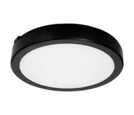 Lampy sufitowe - LED Plafon łazienkowy z czujnikiem NAIROS LED/24W/230V IP65 czarny +pilot - miniaturka - grafika 1