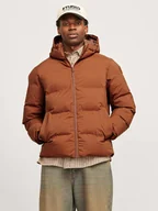 Kurtki męskie - Jack & Jones Kurtka zimowa w kolorze jasnobrązowym - miniaturka - grafika 1