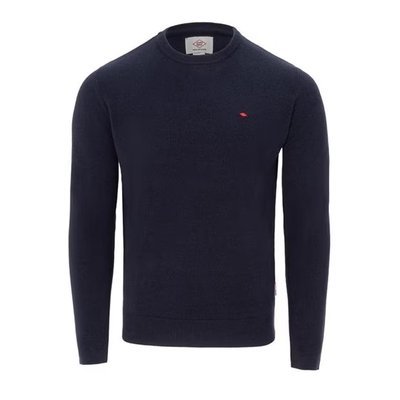 Lee Cooper sweter męski granatowy, długi rękaw, dekolt okrągły, Rozmiar XL