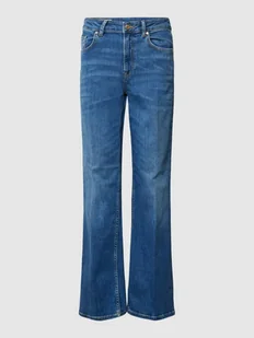 Jeansy o kroju slim fit z 5 kieszeniami - Spodnie damskie - miniaturka - grafika 1