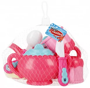 NACZYNIA KUCHENNE MIX W SIATCE MEGA CREATIVE - Zabawy w naśladowanie dorosłych - miniaturka - grafika 1