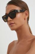 Okulary przeciwsłoneczne - Versace Okulary przeciwsłoneczne damskie kolor brązowy - miniaturka - grafika 1