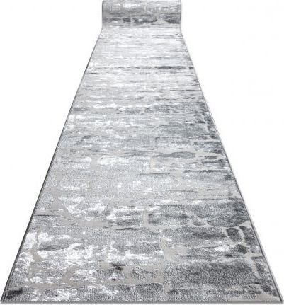 Dywany Łuszczów Dywan SZNURKOWY SIZAL FLAT 48829637 Jodełka szary, 60x870 cm