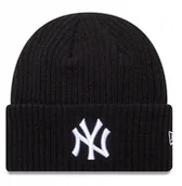 Czapki damskie - New Era Wide Cuff Beanie New York Yankees Hat 60691072 czarny One size - miniaturka - grafika 1