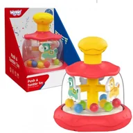 Karuzele dla niemowląt - WOOPIE BABY Kolorowe Koniki Czerwona Bączek Karuzela - miniaturka - grafika 1