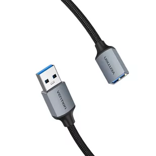 Przedłużacz USB 3.0 męski USB do żeński USB-A, Vention 2m (czarny) - Kable komputerowe i do monitorów - miniaturka - grafika 3