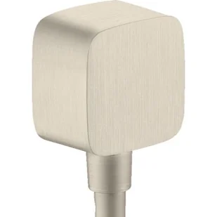 Axor ShowerSolutions przyłącze kątowe węża FixFit Softcube nikiel szczotkowany 36731820 - Akcesoria do armatury i ceramiki - miniaturka - grafika 1