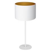 Lampy stojące - Luminex Arden 3452 Lampa stołowa lampka 1x60W E27 biały/złoty - miniaturka - grafika 1