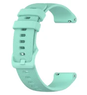 Akcesoria do zegarków - Silikonowy pasek do zegarka 20 mm Diloy SBR42.20.26 akwamaryna - miniaturka - grafika 1