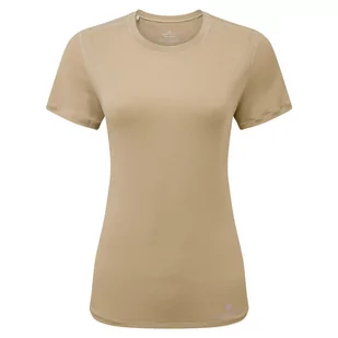RONHILL Koszulka biegowa damska LIFE TENCEL SS TEE latte marl - Koszulki sportowe damskie - miniaturka - grafika 1