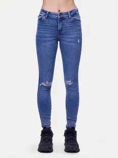 Pieces Jeansy Dana 17148021 Niebieski Skinny Fit - Spodnie damskie - miniaturka - grafika 1