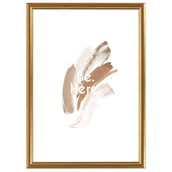 Ramki na zdjęcia - Ramka Drewniana Na Zdjęcia Złota 30X40 Cm - miniaturka - grafika 1