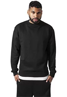Urban Classics Męska bluza Crewneck sweter, czarna (Black 0007), duża - Swetry męskie - miniaturka - grafika 1