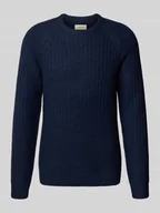 Swetry męskie - Sweter z dzianiny z okrągłym dekoltem model ‘DEXTER’ - miniaturka - grafika 1