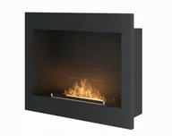 Biokominki - biokominek Infire FRAME 600 black (z szybą) - miniaturka - grafika 1