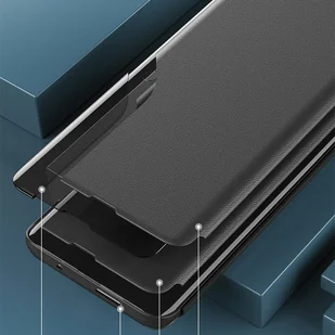 Eco Leather View Case etui Samsung Galaxy A54 5G z klapką podstawka niebieskie - Etui i futerały do telefonów - miniaturka - grafika 13