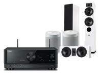 Kino domowe - Yamaha RX-V4A (czarny) + Tesi 5 + 7 + 2 x MusicCast 20 (biały) - miniaturka - grafika 1