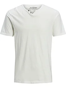 Jack & Jones Koszulka "Split" w kolorze kremowym - Koszulki męskie - miniaturka - grafika 1