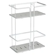 Półki łazienkowe - Półka ścienna łazienkowa srebrna ze stali nierdzewnej Termoli – Wenko - miniaturka - grafika 1