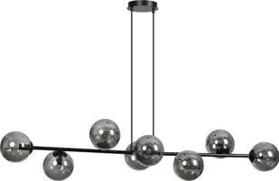 Lampa wisząca Orno LETO lampa wisząca, moc max.8x40W, E14, czarno-grafitowa - Lampy sufitowe - miniaturka - grafika 1