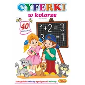Książki edukacyjne - Cyferki w kolorze - miniaturka - grafika 1