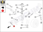 Wahacze - Silentblok wahacza TEDGUM 00390354 GA2B34470A - miniaturka - grafika 1