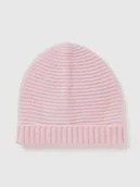 Czapki damskie - Benetton Czapka w kolorze jasnoróżowym - miniaturka - grafika 1