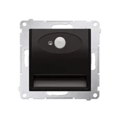 Inne akcesoria elektryczne - Oprawa oświetleniowa LED Kontakt-Simon 54 DOSC.01/48 z czujnikiem ruchu światło białe ciepłe 230V AC antracyt metalizowany - miniaturka - grafika 1