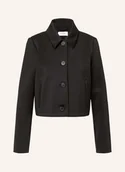 Marynarki i żakiety damskie - Comma Żakiet Pudełkowy schwarz - miniaturka - grafika 1