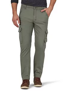 Wrangler Authentics męskie spodnie cargo regular tapered, oliwkowy, 31W / 32L - Spodenki męskie - miniaturka - grafika 1