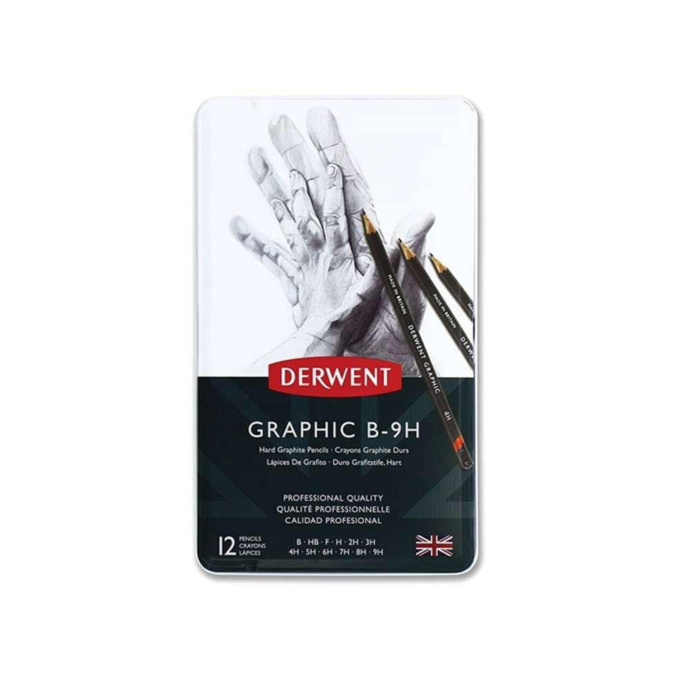 Derwent Graphic blyanter 12 stk sæt